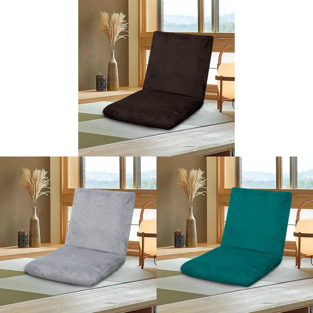Polyester Tatami Floor Chair Cover With Elastic Fit For Modern Home Decor