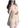 Sex Underwear Perspective Clothing Sexy Polka Dot Deep V Suspender Nightgown Female Temptation Passion Pure Desire Style Advanced Sense