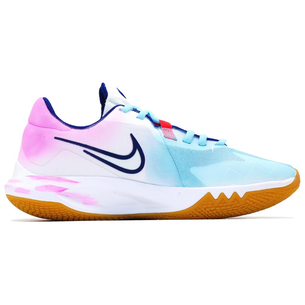 Nike Precision 6 Slip Resistant, Abrasion Resistant, Lightweight Low top Basketball Shoes Men's Pink Blue HV1796-141(Team720-)