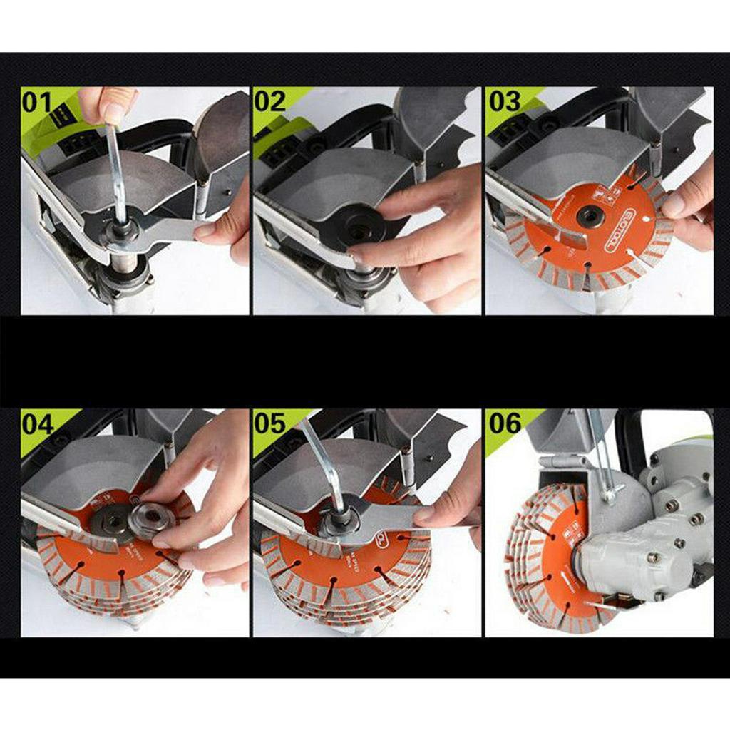 4000W 50Hz Electric Wall Chaser Groove Slotting Machine 220V Brick Wall Cutting Machine Steel Concrete Cutter Circular Saw Power Tool