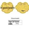 Gold Foil Lucky Cat & God of Wealth Phone Sticker – Prosperity Charm, Treasure Vault Gift