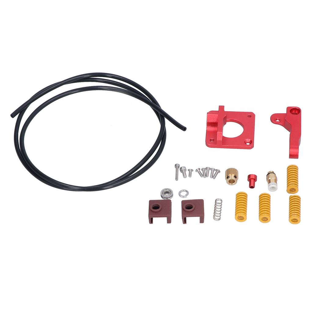 Upgrade 3D Printer Kit with Extruder Bed Level Springs PETG Pipe MK8 Silicone Case Convenient Easy 3D Printer Extruder