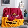 Miami-Heat Basketball Art Blanket Lightweight Flannel Bedding Blanket Perfect for Travel, Camping, Living Rooms, Offices, Sofas, Fan Christmas gift