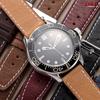 20mm 22mm Calfskin Genuine Leather Watchbands Quick Release Watch Band for Seiko for Omega Belt Vintage Brown Smartwatch Strap