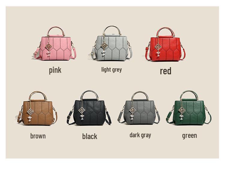 2025 Fashionable Large-Capacity Handbag for Women: Versatile Tote for Moms, Shoulder & Crossbody Use