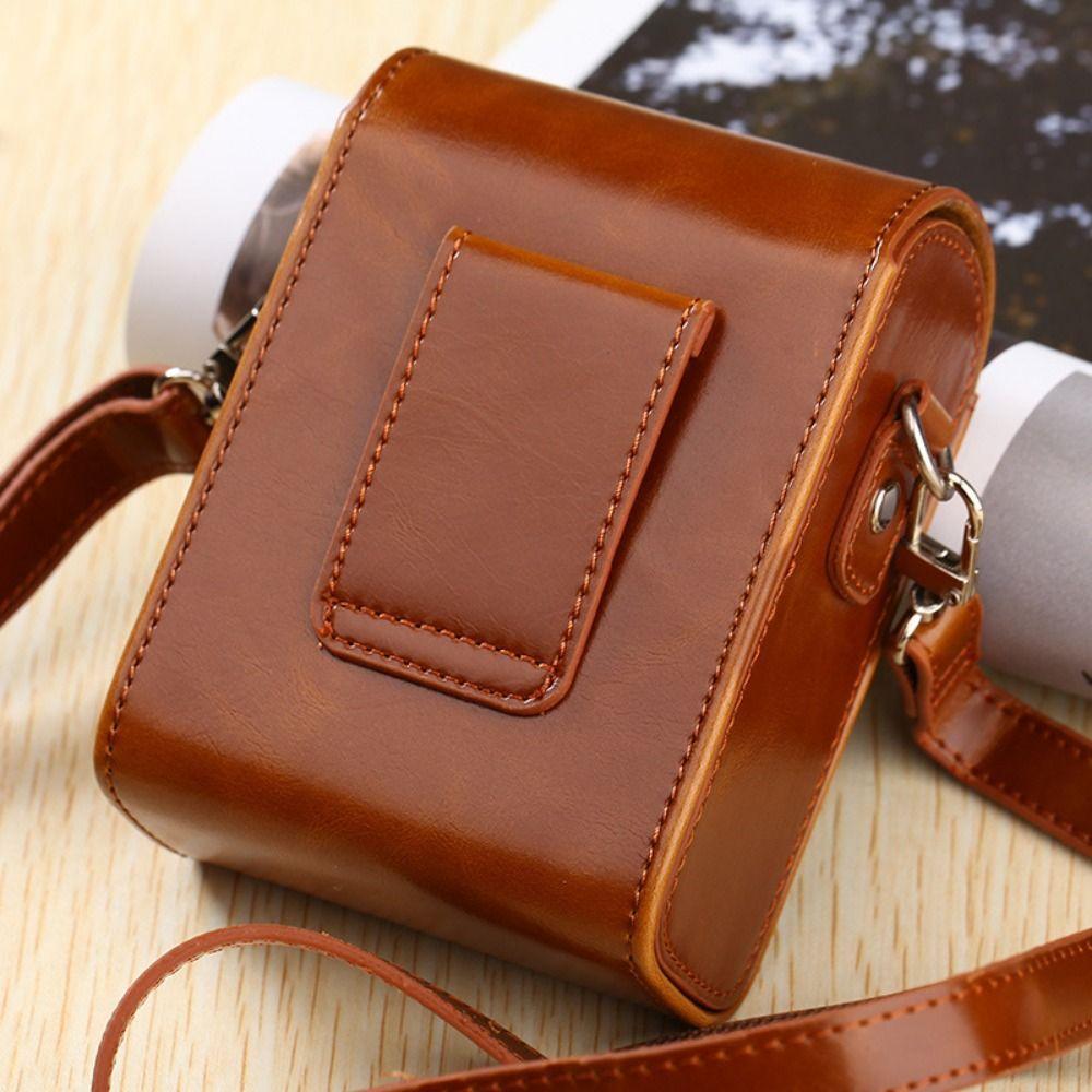 Waterproof Camera Storage Bag PU Leather Camera Case Stylish Camera Bag  for RX100 HX90 HX50 Camera