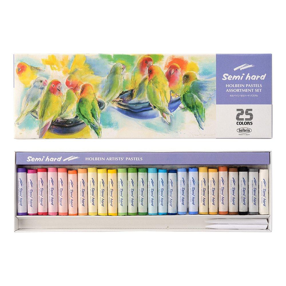 

Holbein Semi-hard Pastel 25-color set 310102