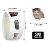500Pcs/Roll Animation Meme Cat Stickers For School Reward Stickers Classroom Decoration Encouragement Sticker For Student Teacher