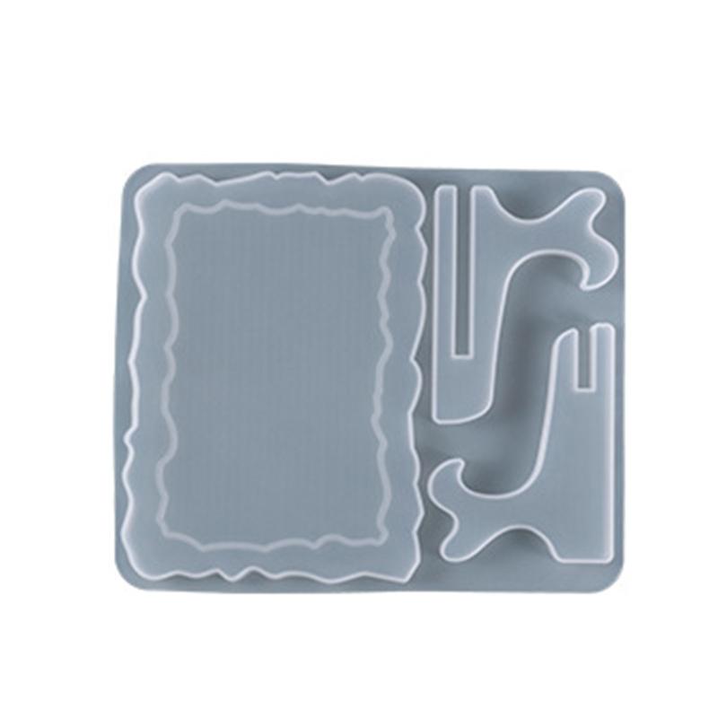 Photo Frame Resin Molds Rectangle Oval Irregular Photo Frame Epoxy Casting Mold Silicone Molds for Home Decor DIY Craft