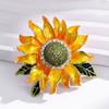 Sunflower Brooch Pin With Alloy Material For Fashion Casual And Gift Giving