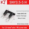 KT Keshitong Nylon Fork Terminal SNY1.25/2/3.5/5.5 with Copper Nose - National Standard Cold-Pressed Terminal