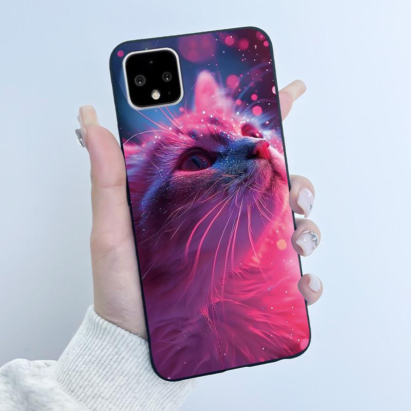 Cute Case For Google Pixel 4/Pixel 4XL Fundas Shell For Pixel 4A 5G 4G/Pixel 5 XL Protective Cover Soft Silicone Cartoon Casing
