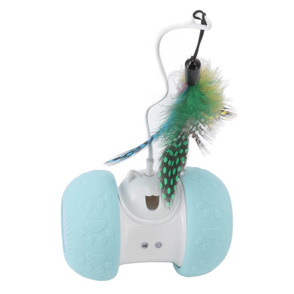 Interaktives Katzenspielzeug Elektrischer Quietschender Rollball USB Wiederaufladbar Intelligentes Automatisches Kätzchenspielzeug