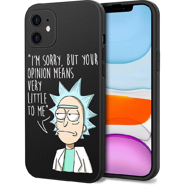 Compatible for iPhone 11 Case 6.1" Pattern Printed Soft Silicone Full Protection Cases (19-Rick-Sorry-P11)