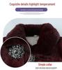 Women's Faux Mink Velvet Jacket: Versatile, Stylish Grandma-Inspired Autumn/Winter Top