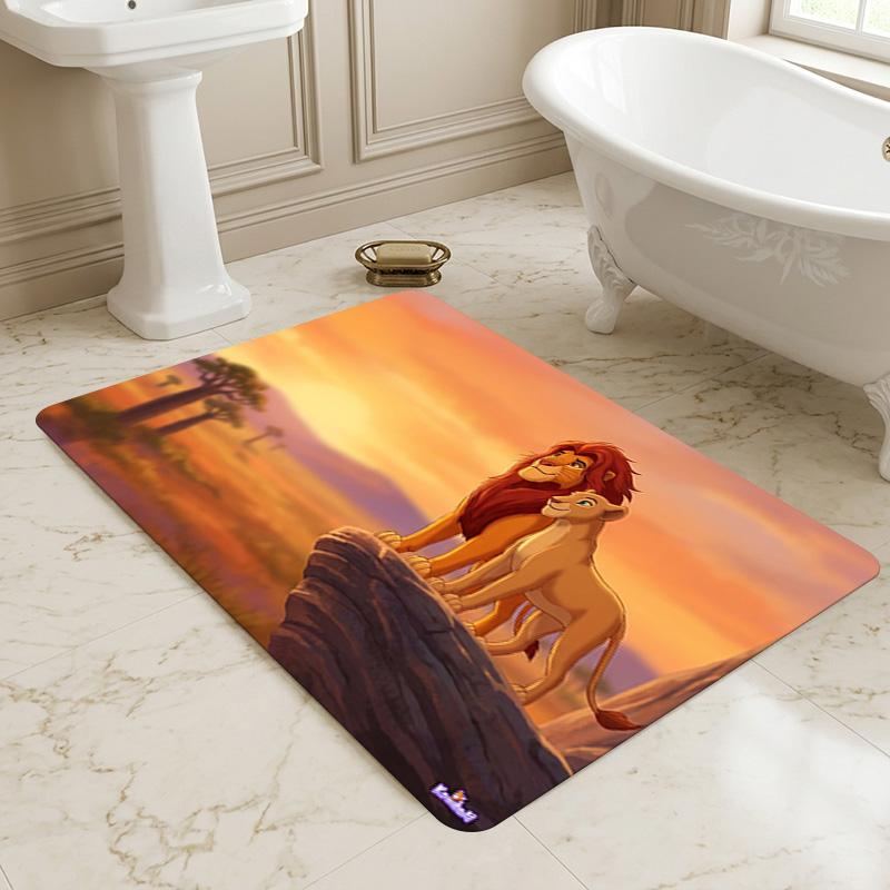 Lion Love Living Room Nonslip Area Rug Soft Carpet For Bedroom Game Playroom Sofa Office Home Decor Doormat Christmas Gift C922141
