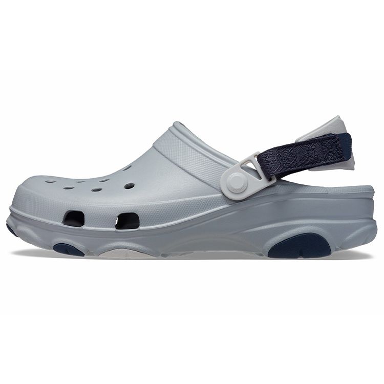 Crocs PU Terlin Non-Slip Breathable Clogs Unisex Footwear Gray 206340-007