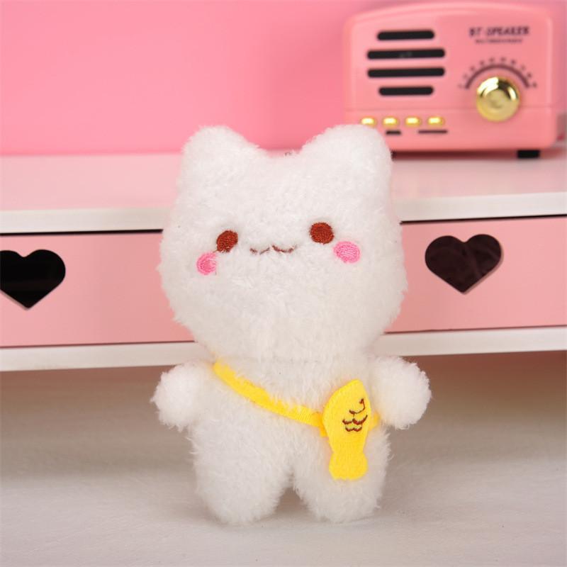 Adorable Plush Bunny And Kitty Stuffed Toys Soft Short Plush Kids Gifts