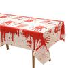 Halloween Decorations Disposable PEVA Tablecloth | Party Supplies for Table Backdrop Banner