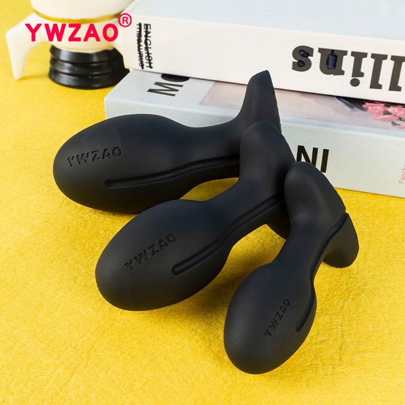 YWZAO Anal Plug Liquid Silicone Soft Venting Design Use When Going Out G58