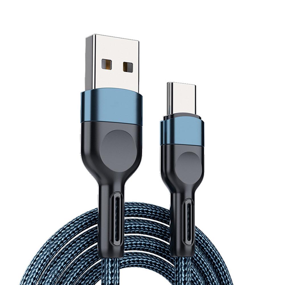 Non-slip Data Cable Type-c Fast Charging Cable Extension Charger Data Cord Compatible For Android Ios Huawei
