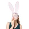 Fashion Lace Bunny Headband Veil Mask Rabbit Ears Headband Nightclub Performance Hair Accessories Headgear