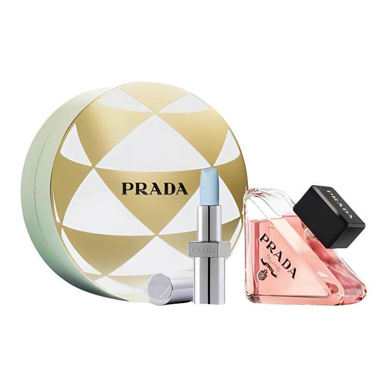Prada I Am Unpredictable Perfume Set EDP Jasmine Bergamot + Lipstick #U001 Unpredictable Blue 3.8g + My Unpredictable Perfume 50ml