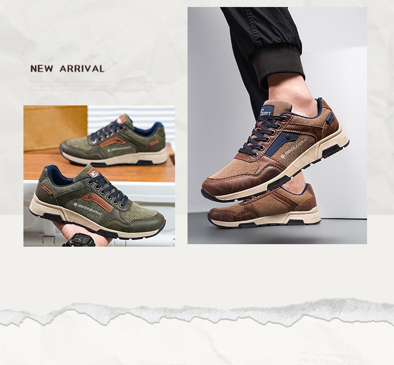 Men's Plus Size Retro Denim Casual Sports Shoes