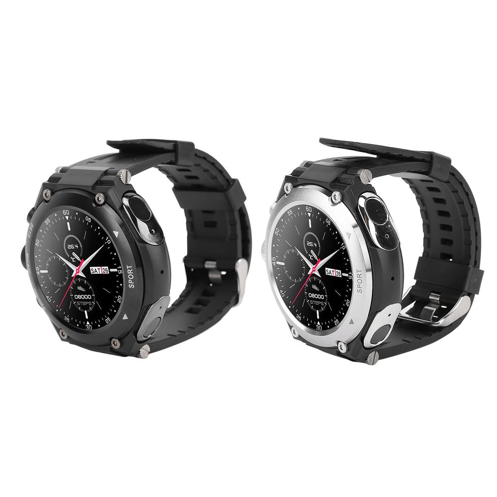 2 in 1 Smart Watch with Earbuds Multi Function Bluetooth Call Music Player Sports Watch for Android