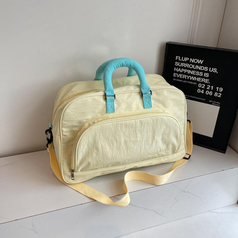Travel Bag Women's Large Capacity Hand Luggage Storage Bag Lightweight Travel Tote Short Trip Travel Portable Bag Outing Training Sports Fitness Bag