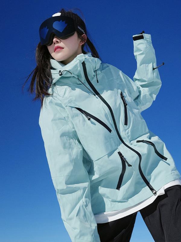 Wasserdichter Ski-Anzug Unisex 2025: Dicke Snowboardjacke mit Kälteschutz für Herren