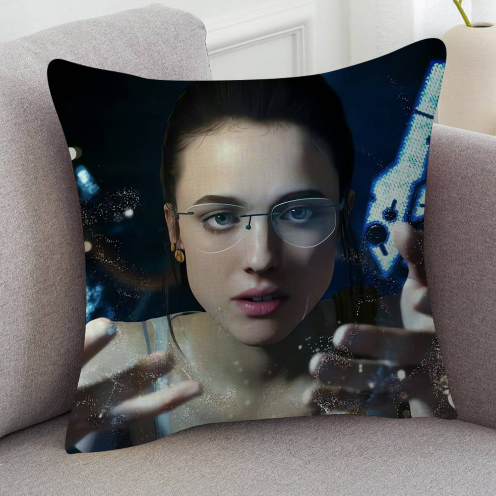 Game Death Stranding Cartoon Series Square Pillowcase Soft Waist Sofa Cushion Cover Bedroom Room Pillowcase