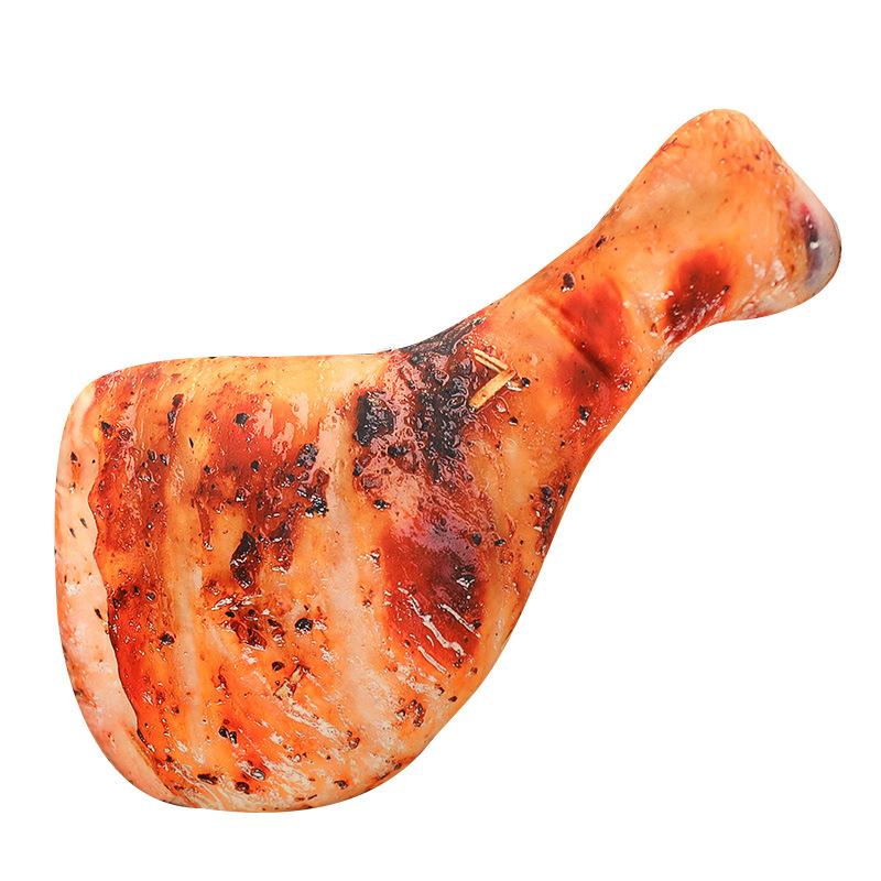 Creative Simulation Large Chicken Leg Throw Pillow Plush Toy Roasted Chicken Leg Doll Home Sofa Cushion Pillow Rag Doll