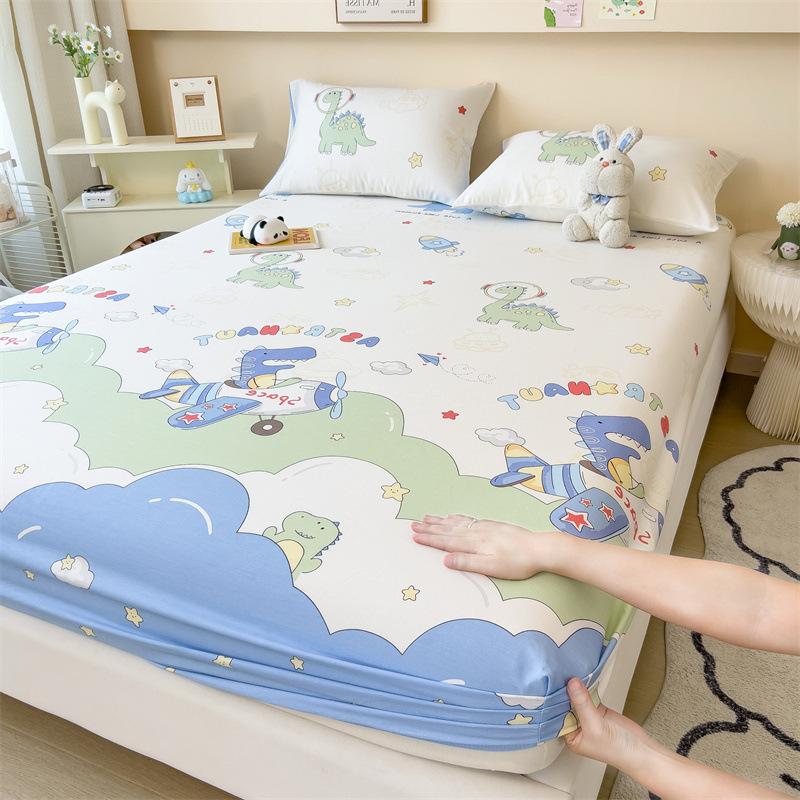 Cotton Printed Mattress, Simmons Mattress Protective Cover, Pure Cotton Lazy Bedspread Pillowcase