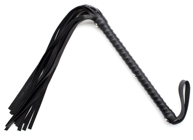 Martinet Flogsor 60cm Noir - Correct Me - Fouets, Cravaches & Plumeaux