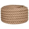 VidaXL Corde de jute 5 m de long 50 mm d'épaisseur 153778