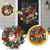Love Christmas Water Centre Christmas Tie Bar Space Decoration Garland Decoration Props Wreath Door Hanging