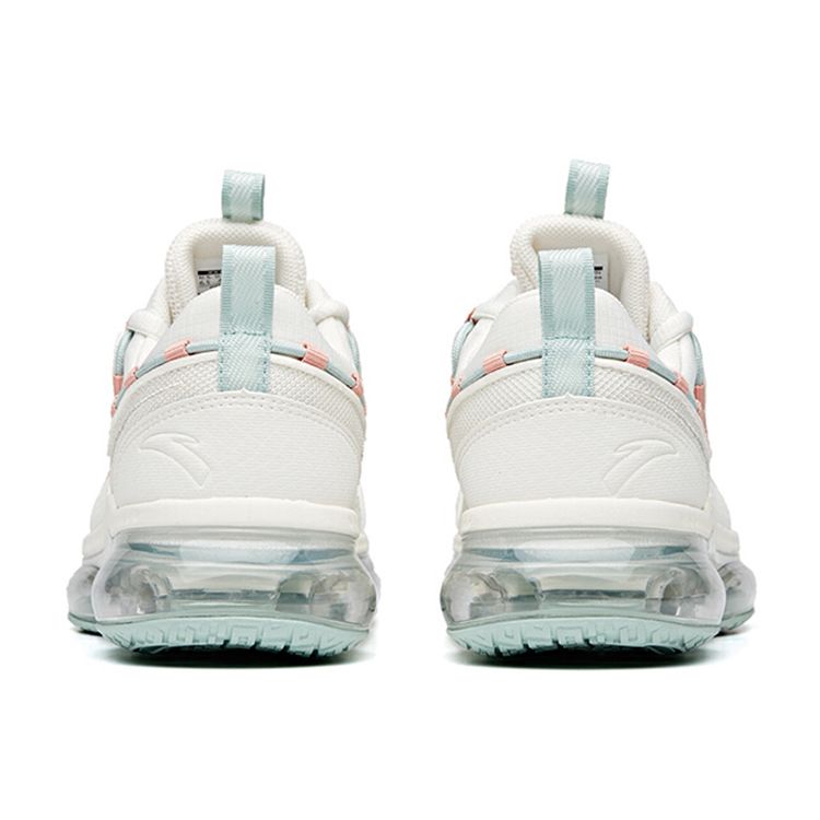 Anta Shock Absorbing Non-Slip Durable Low-Top Running Shoes Women Sneakers White Green 922035505-1