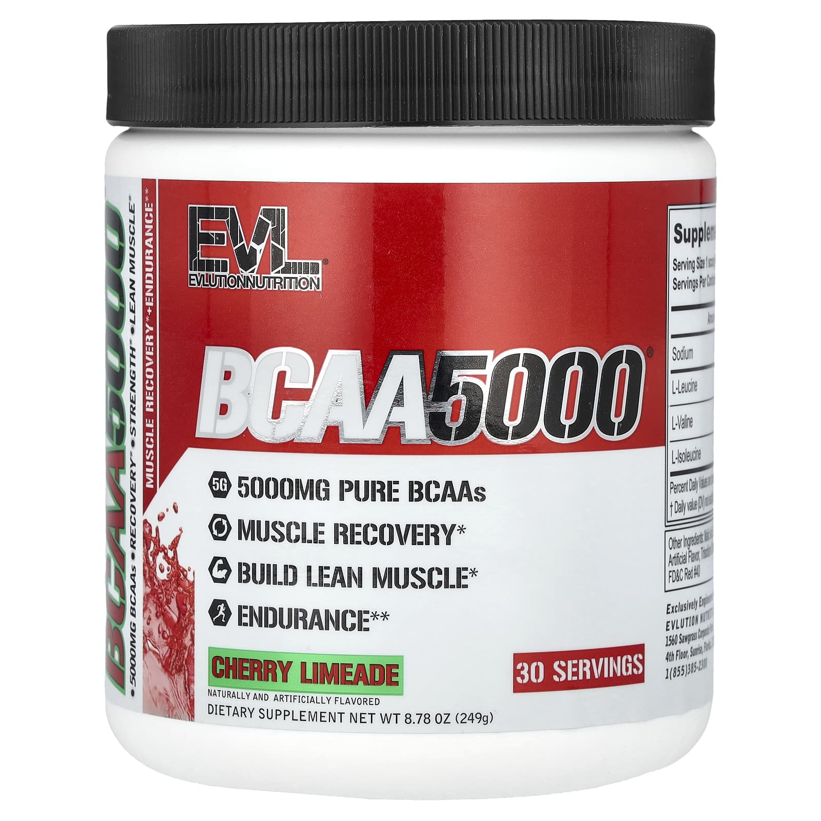 

Bcaa5000®, Cherry Limeade, 249G(8.78Oz)