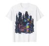 Cyberpunk Zukunftsstadt Neon Urban T-Shirt
