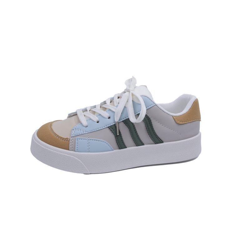 

Маленькие белые туфли женские туфли 2024 новые туфли для серфинга модные повседневные туфли на плоской подошве модные универсальные студенческие белые спортивные туфли 40 бежевый