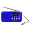 Y-896 Digital Radio Rechargeable Flashlight Function 3W Mini Portable FM Radio with TF Card Slot for the Aged