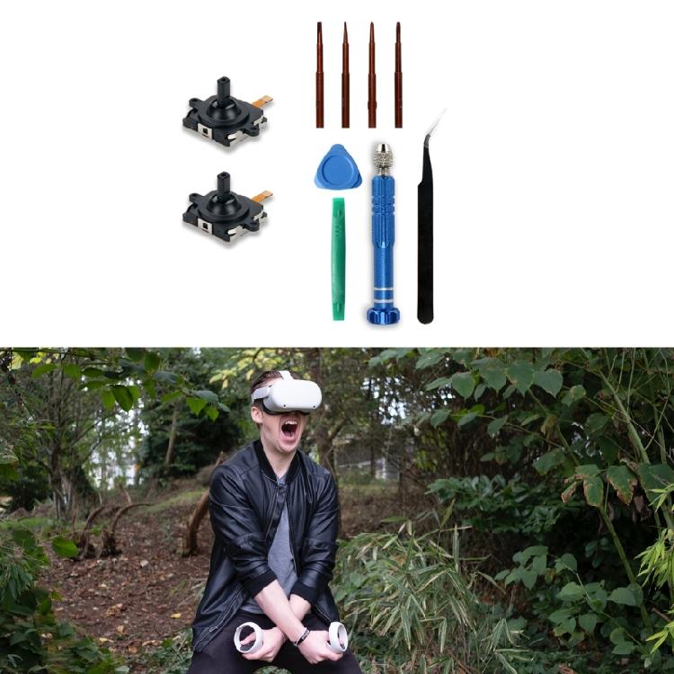 3D Analog Joystick Replacement Left/Right Repair Kit for Quest 2 Controller