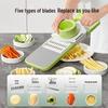 Multi-functional Vegetable Slicer Shredder Grater