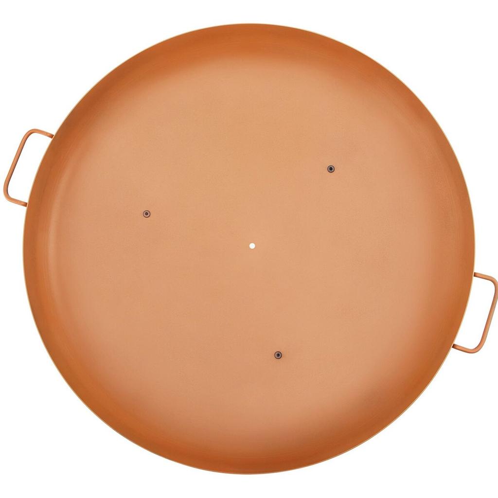 Fire Pit Bowl, 30-Inch Deep Round Carbon Steel Fire Bowl, Wood Burning for Outdoor Patios, Backyards & Camping Uses, with A Drain Hole, Portable