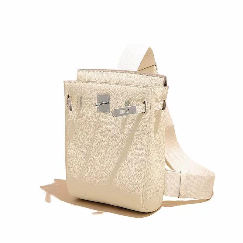 2025 New Togo Soft Leather Bag Genuine Leather For Men And Women H Home Chest Baotou Layer Leather Shoulder Diagonal Cross Bag