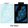 Wedding Tool Luminous Henna Tattoo Sticker White Body Art Sticker Lace Temporary Tattoo  Girls