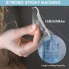 Waterproof And Oilproof Wall Hooks Sticky Hooks For Kitchen Bathroom Shower Door Outdoor Wall Hanging Door Self-adhesive