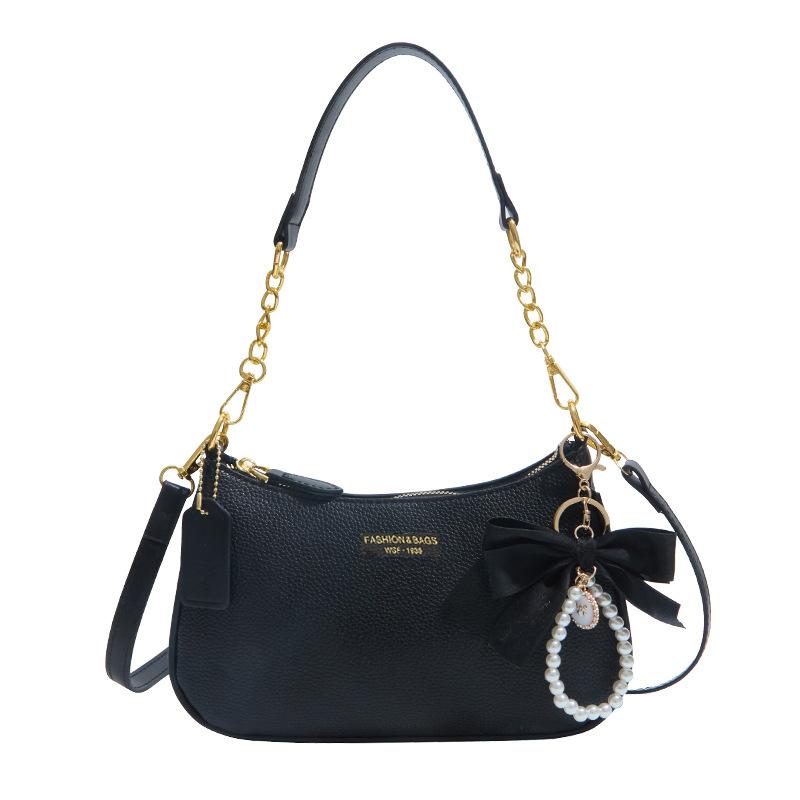 Yogodlns Faionable Casual Crossbody Bag Women's Oulder Bag Trendy Design Underarm Bag Soft PU Leather Color Handbags Purses