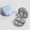 Dustproof Portable Pill Box 7 Compartment Pill Organizer Clear Weekly Pills Container  Easy Carry